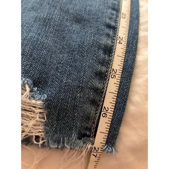 Paige Jeans Womens Size 27 Blue Verdugo Ankle Raw Hem mid rise skinny - Picture 10 of 11